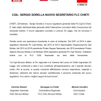 Sergio Sorella è il nuovo Segretario Generale della Flc-Cgil di Chieti